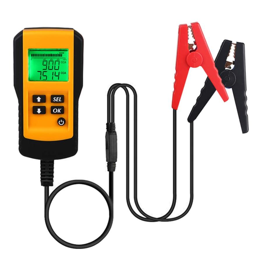 ADPOW バッテリーテスター チェッカー 診断機 12V蓄電池用 LCD
