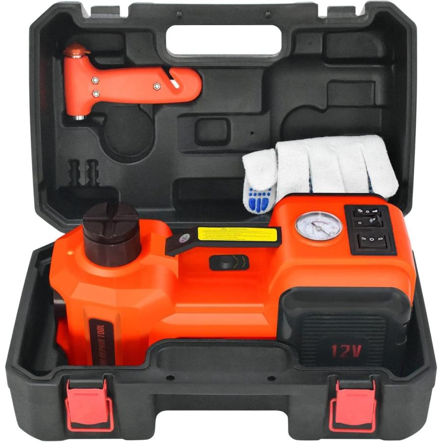 【E-HEELP】電動ジャッキ 5T 12V 新品未使用品 Color:電動ジャッキ オレンジ色 E-HEELP電動ジャッキ5T セダンとSUVに