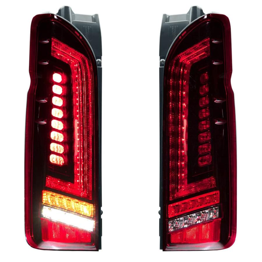 ハイエース 200系 テールランプ 415COBRA LIGHT SABER PRESTIGE DARK
