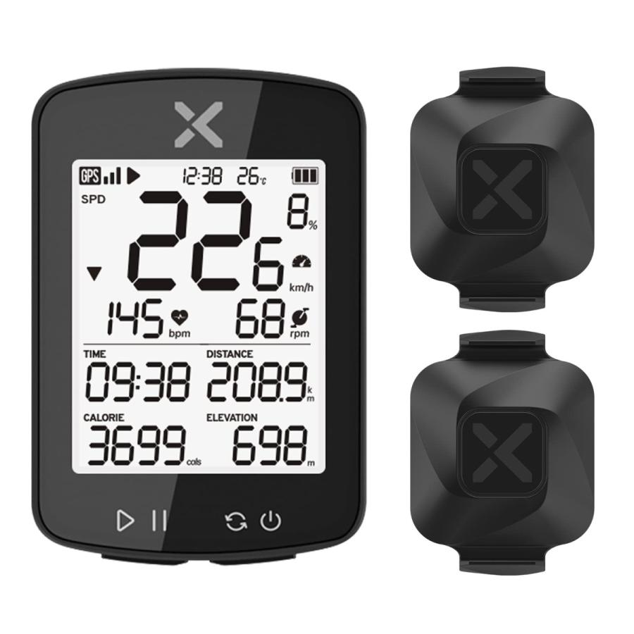 Style:G+2，vortex 2pcs XOSS GPS サイクルコンピュータ スピード 