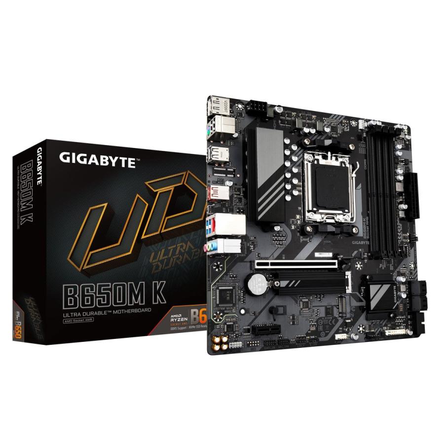 GIGABYTE B650M K AMD AM5ソケット対応 Micro-ATXマザーボード MB6240