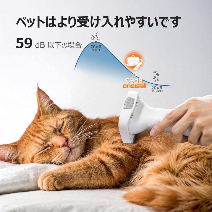 ブラシと掃除機一体型】Oneisall 犬 バリカン 吸引式 7 in 1 多機能 猫