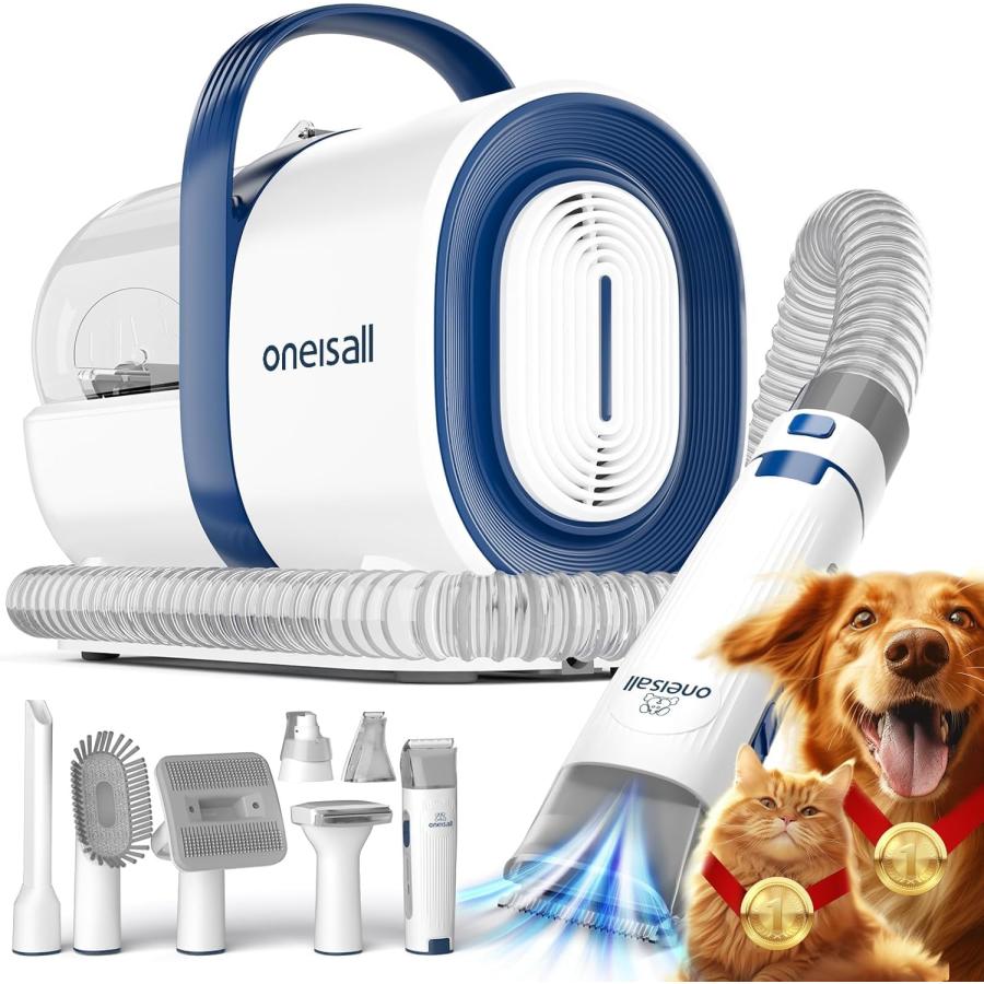 【ブラシと掃除機一体型】Oneisall 犬バリカン吸引式 7 in 1 多機能 ブラシと掃除機一体型】Oneisall 犬 バリカン 吸引式 7 in 1 多機能 猫