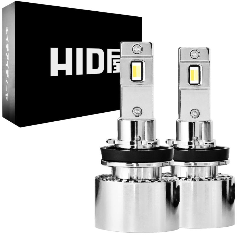 Size:H8 H11 H16_Color:ホワイト x レモンイエロー HID屋 H8 H16 LED