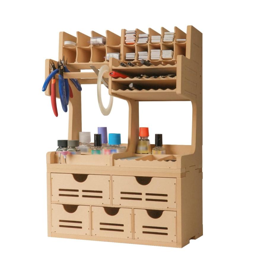 Bucasso プラモデル ペイントラック 工具収納 統合型統合型モデル