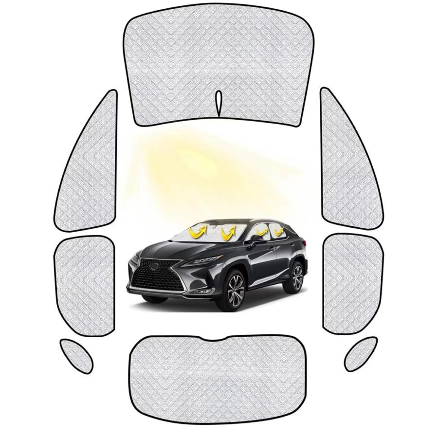 Model:レクサス RX レクサスRX サンシェード フルセット 車中泊 車用