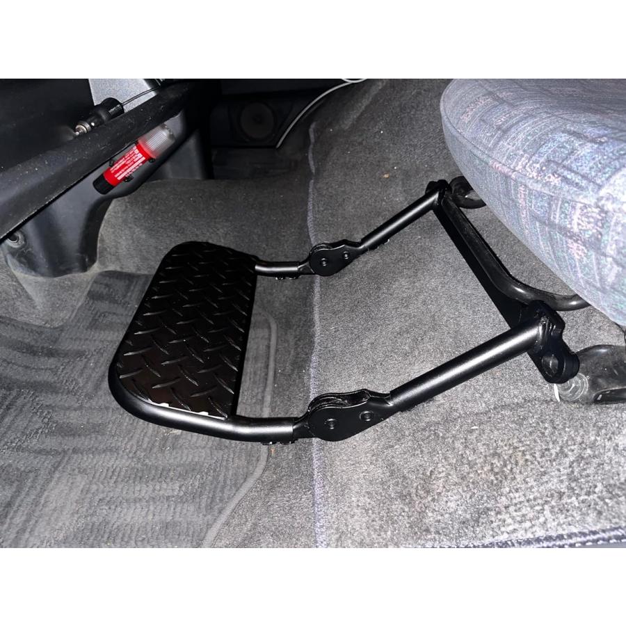 ハイエース助手席フットレスト１型~７型対応助手席折畳める高さ角度調整可カバー付き ハイエース レジアスエース 200系 S-GL1型~7型全対応 助手席 折