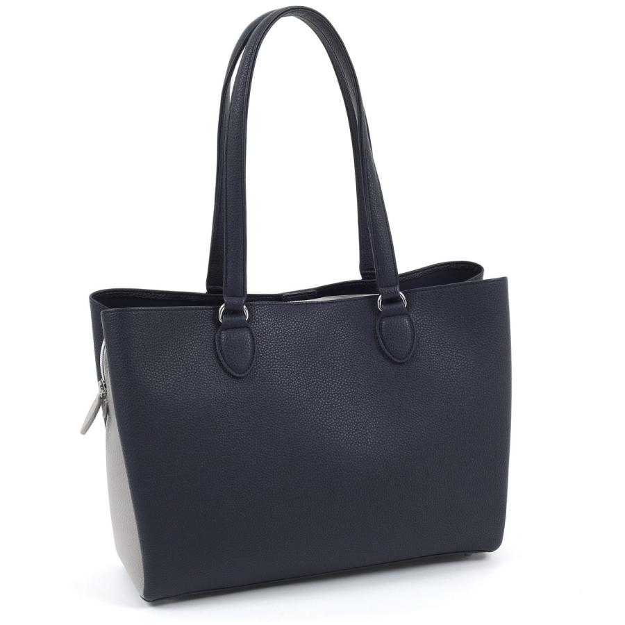 Color:ダークブルー／グレー [紺] 10801 [キタムラ] 横マチKマーク A4