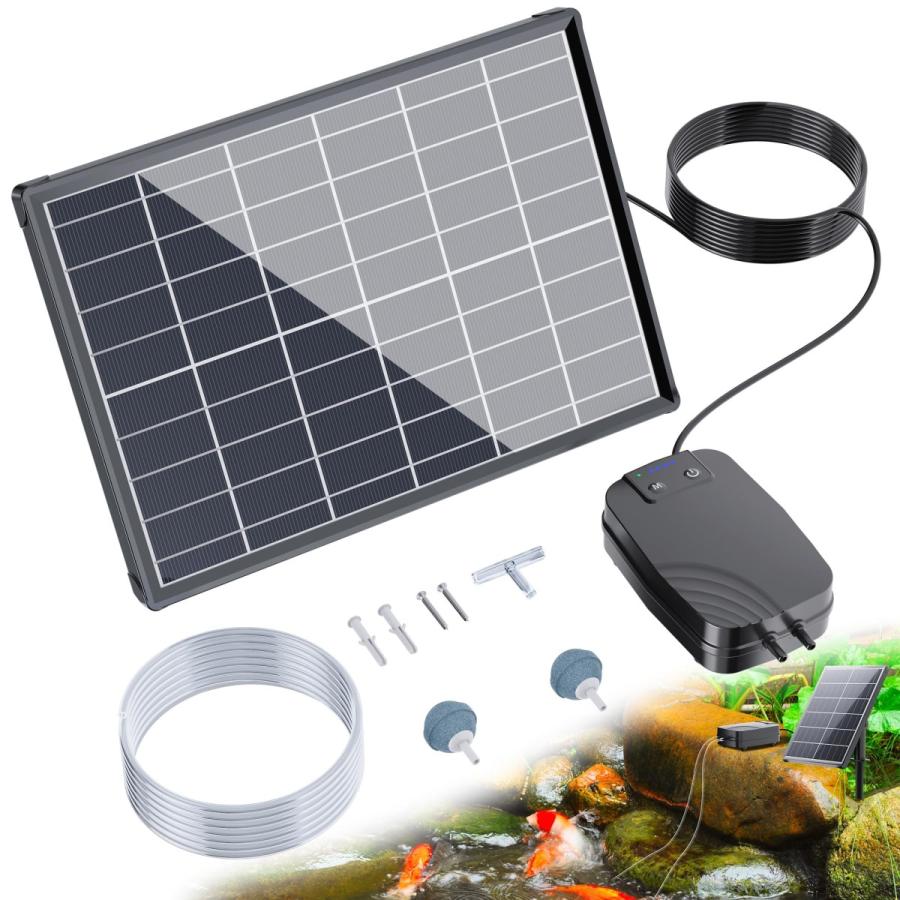 Style:ZY075 NFESOLAR ソーラーエアーポンプ 4400mAh 蓄電 エアポンプ