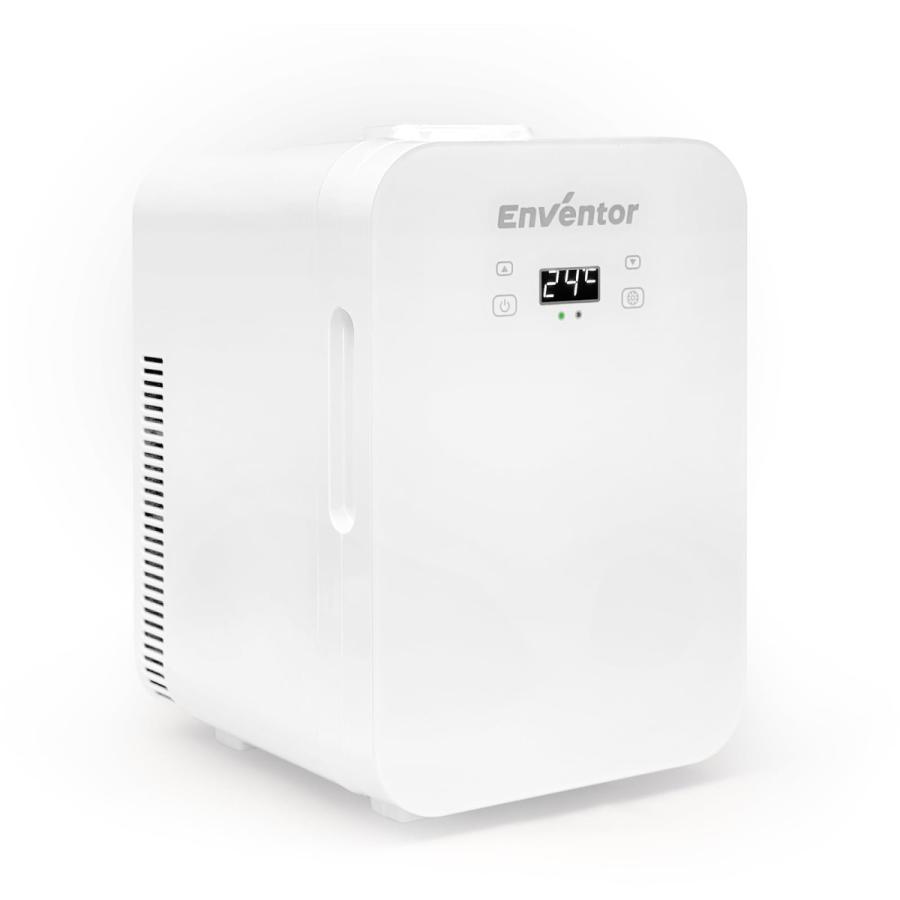 Color:新10L(ホワイト) Enventor 冷蔵庫 小型 冷温庫 10L 極静音 LCD 