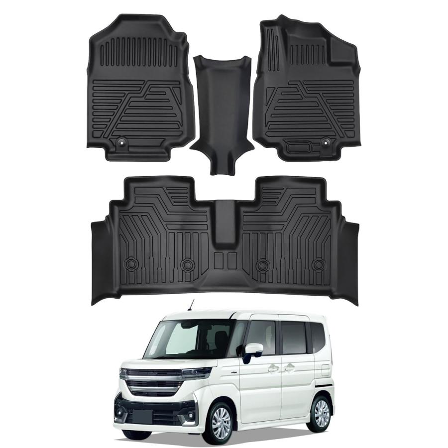 Size:スペーシア スペーシアカスタム MK54S MK94S-フロアマット 新型