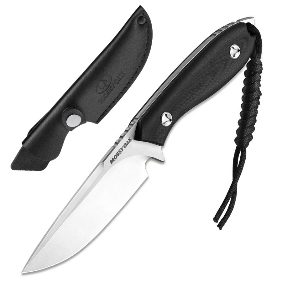 MOSSY OAK アウトドアナイフ シースナイフ 14C28Nブレード G10ハンドル