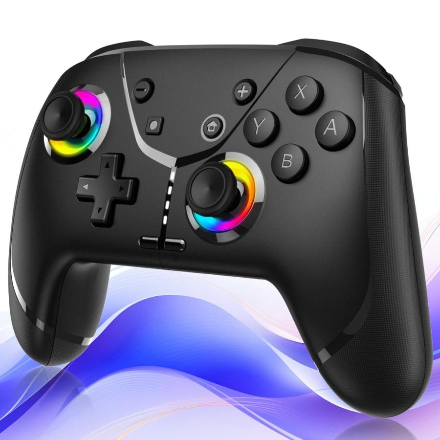 Color:ブラック Gameasy Switch コントローラー switch1/2対応 背面