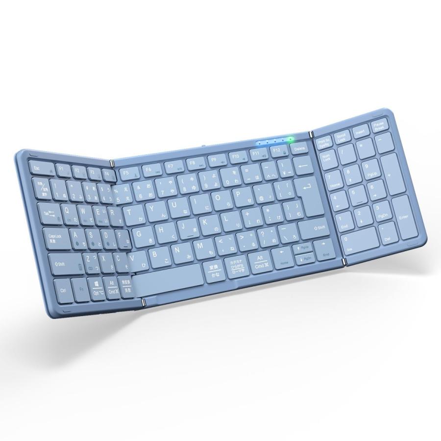 Size:テンキー付き_Color:ブルー 【最新型】Omikamo Bluetooth