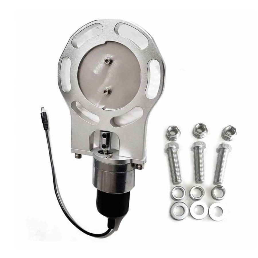 汎用　マフラー　ecv 電動可変バルブ 本体のみ 76mm マフラー可変電動バルブ 点検検品済 増し締め 動作確認