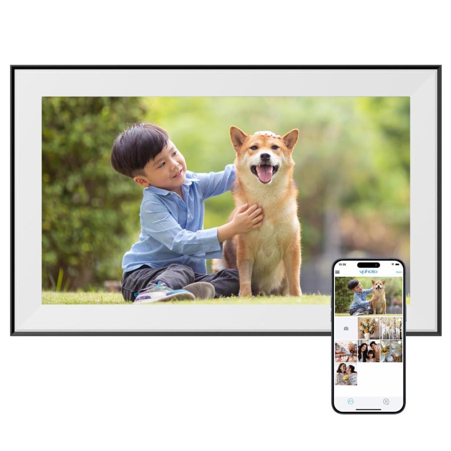 Dragon Touch デジタルフォトフレーム 15.6インチ 32GB内蔵 WiFi対応