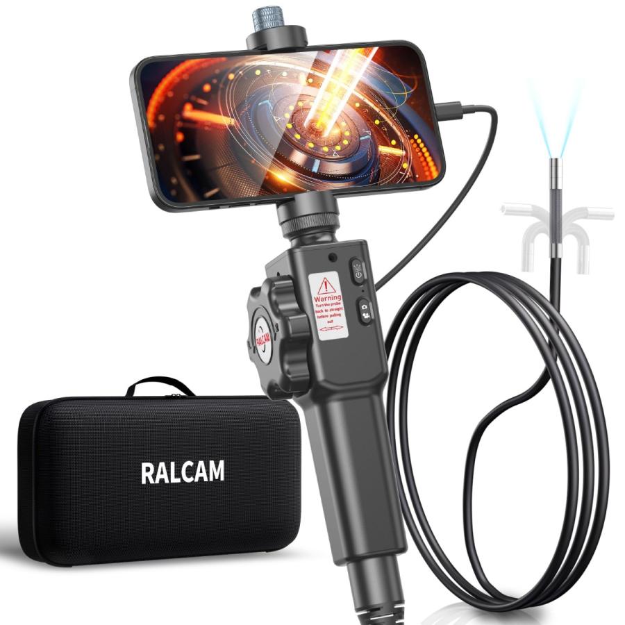 Size:5.5MM-1Mケーブル Ralcam ファイバースコープ 先端可動式 工業内