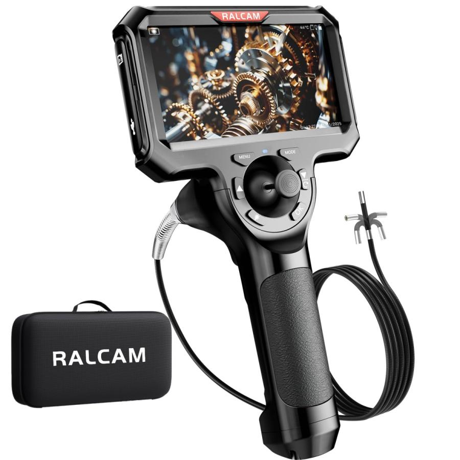 【新品未開封】Ralcam ファイバースコープ 17880円 RALCAM ファイバースコープ 先端可動式 5インチIPSモニター付 6.2MM