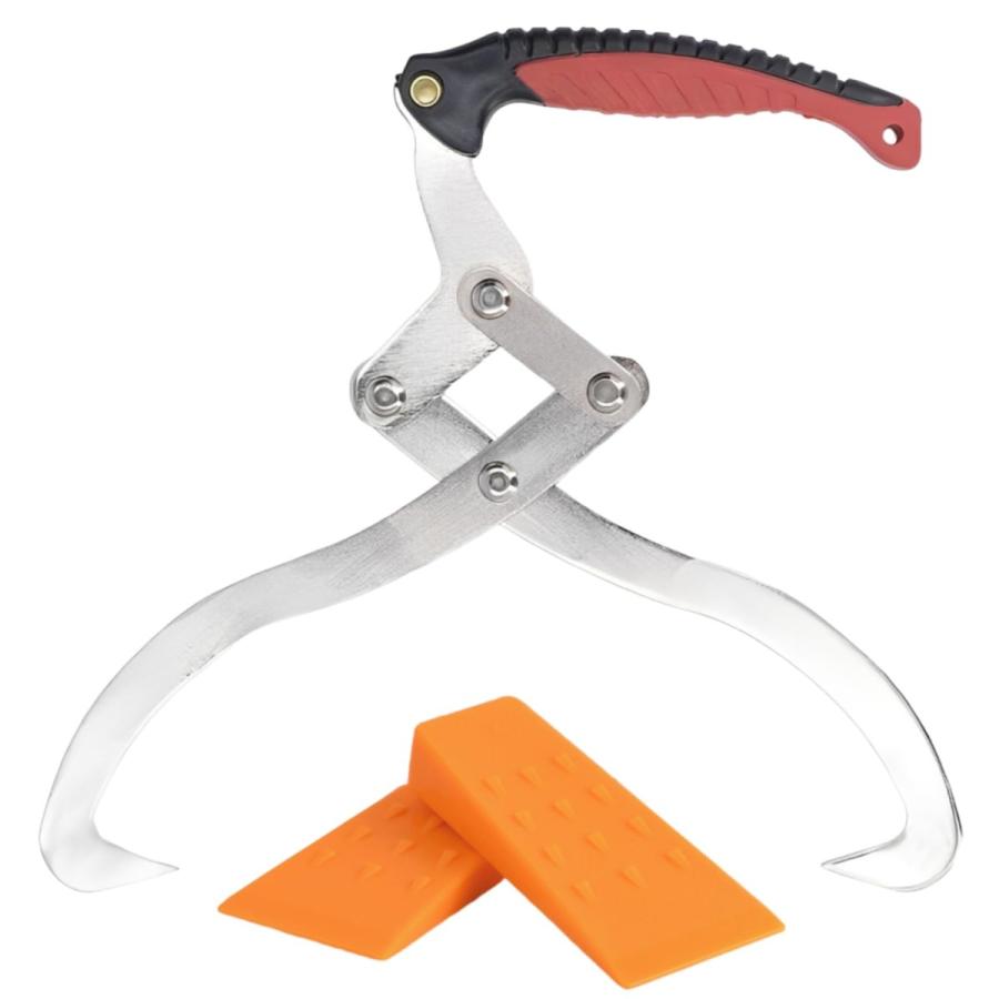 Size:約30cm/開口 IMPACTオンライン 薪 丸太 トング 林業伐採道具