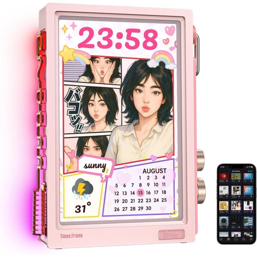 Color:ネオンピンク 【サクサク動作・Wi-Fi6急速アップ】デジタル