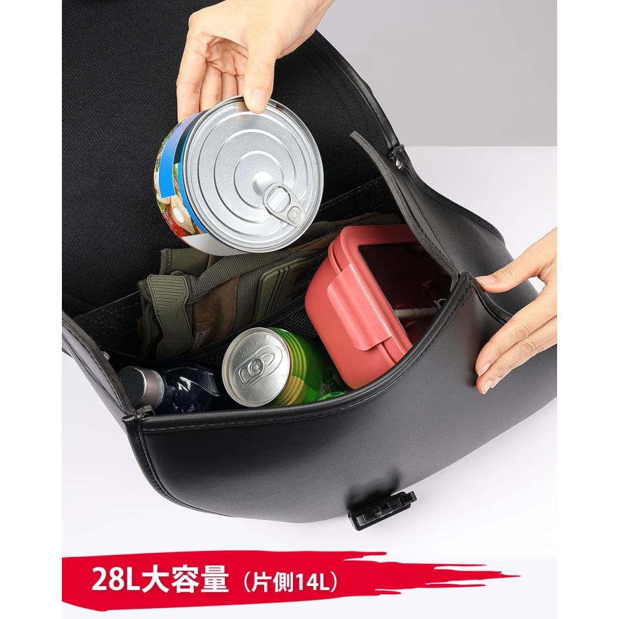 バイク サイドバッグ28L×左右 Size:28L KEMIMOTO バイク サイドバッグ 左右セット サイドバック