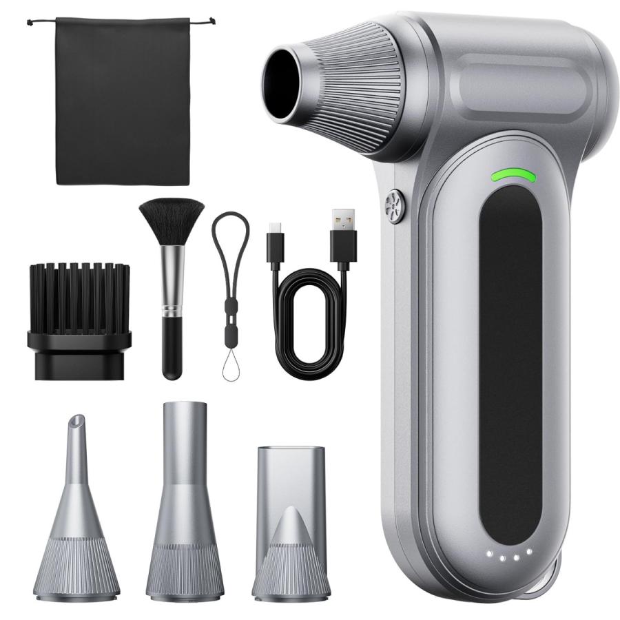 Color:W23 【家電批評ベストバイ受賞】エアダスター 無段階＆4段階風量