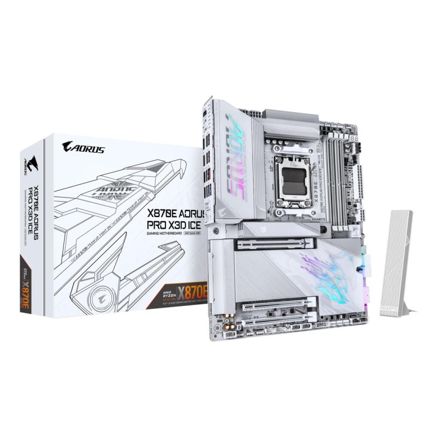白PCセット9800X3D X870E 32GB 1TB 水冷 1050W
