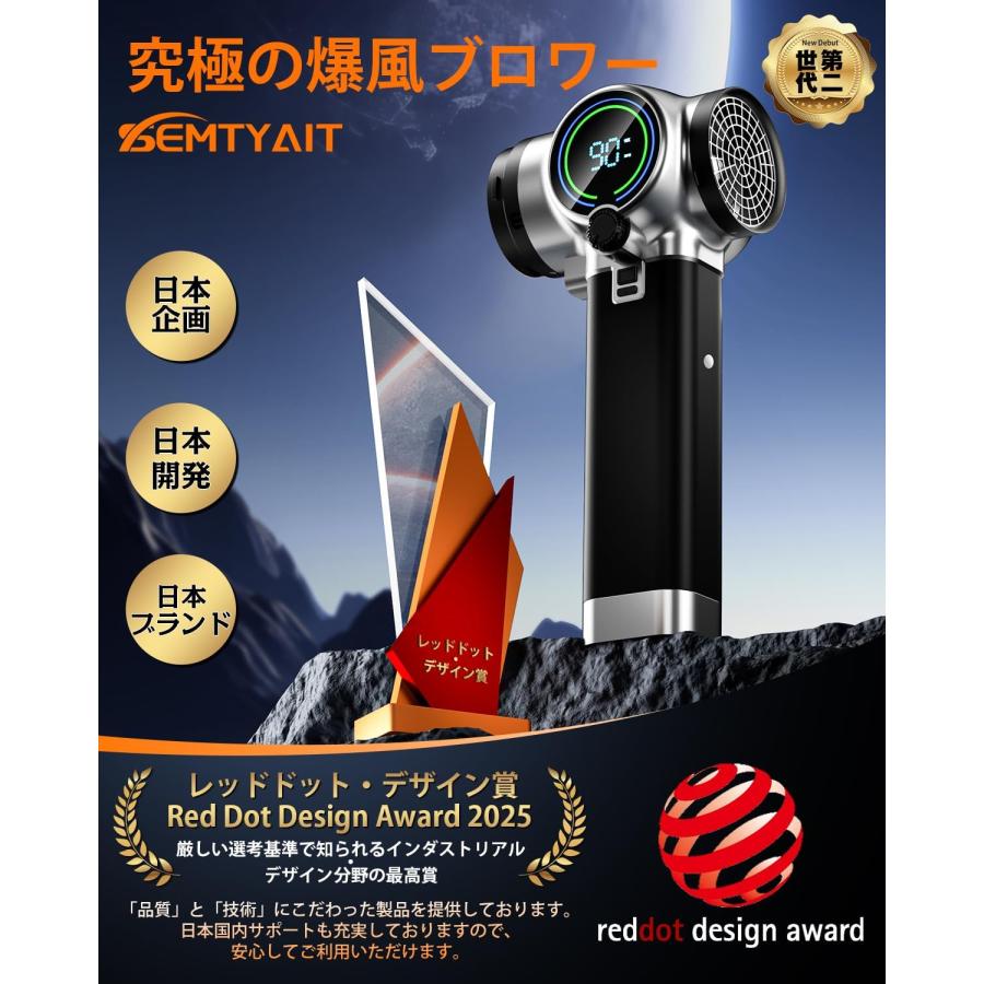 ブロワー KOJIHOMU F201 超高速エアダスター 洗車用品 KOJIHOMU ブロワー 洗車 2025新登場 【2400g超強推力・200m/s史上最強
