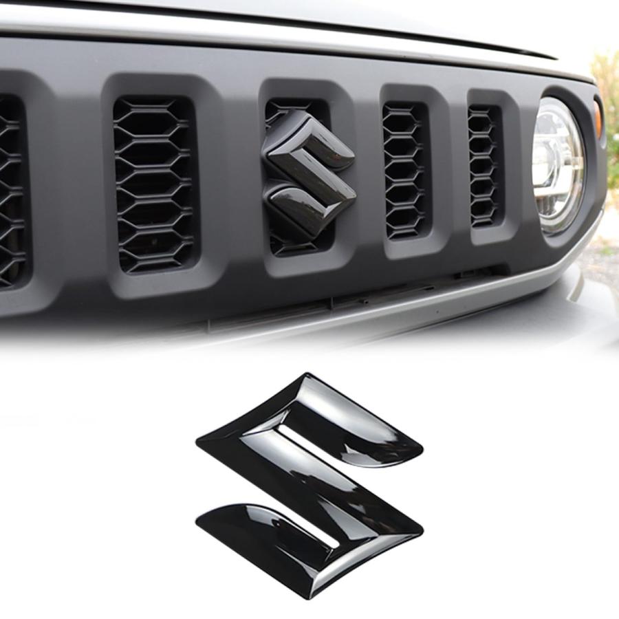 Color:ピアノブラック 新型スズキジムニー グリル Sマーク JB64