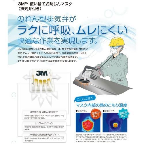 3M 使い捨て式防じんマスク 8805-DS2 10枚入り 国家検定合格品｜meshitaku-koubou｜03