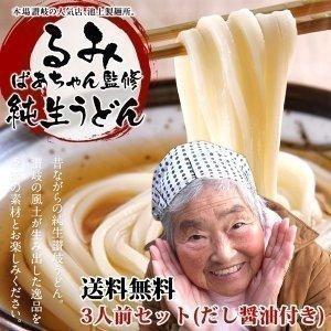 池上製麺所 るみばあちゃん監修 純生 讃岐うどん 3人前セット うどん300g 1袋 だし醤油10ml 3袋 メール便 ポイント消化 3 4営業日以内に出荷 送料無料 めしやpaypayモール店 通販 Paypayモール