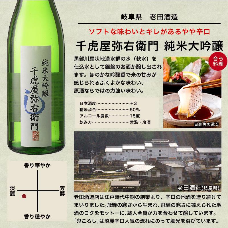 日本酒 6酒蔵の全て 純米大吟醸 飲み比べ 720ml 10本組 セット 原酒5本