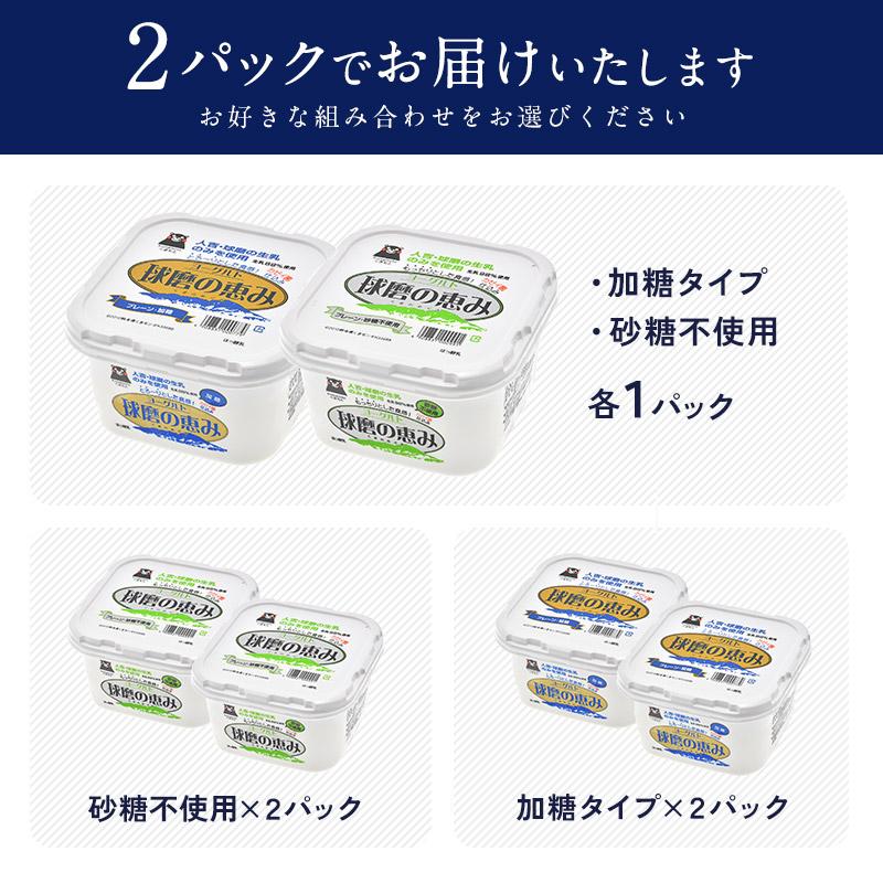 球磨の恵みヨーグルト 1kg×2パック よりどり（加糖・砂糖不使用