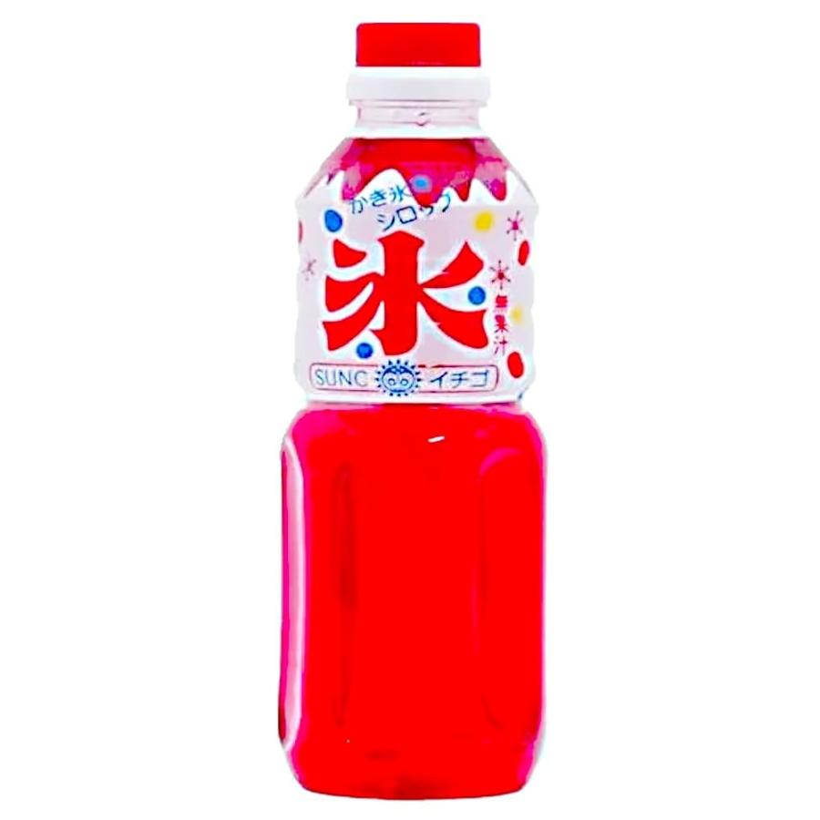SUNC サンク かき氷シロップ 500ml 家庭用 3種 （イチゴ/メロン/レモン