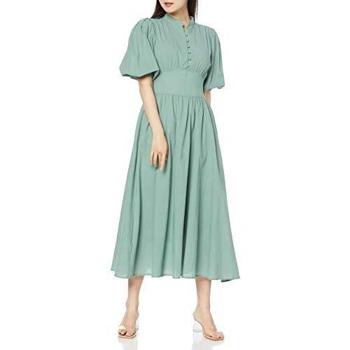 コンビニ受取対応商品 ラグナムーン ワンピース ウエストカッティングボリュームスリーブワンピース レディース グリーン S Mesot Unv02t4ij012 Mesotes Shop 通販 Yahoo ショッピング 爆安プライス Www Autooneengg Com