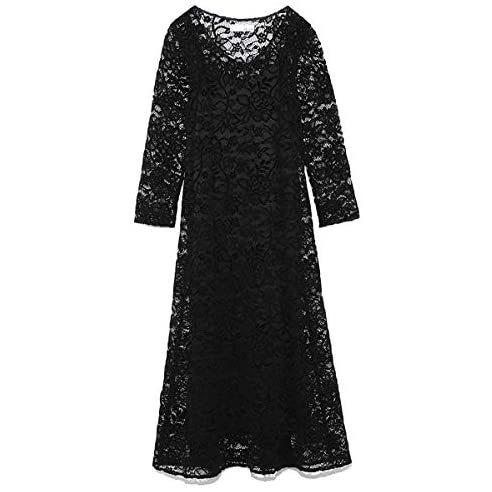 クリアランスセール リリーブラウン 起毛レースワンピース Lwfo レディース Blk Free Size 爆熱 Server1 Billbrain Tech