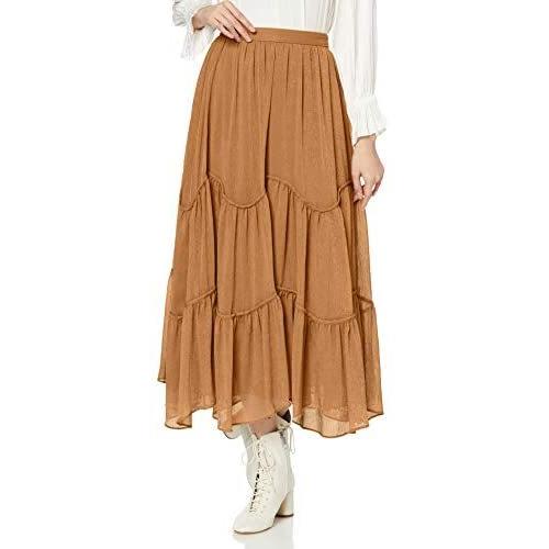 【超特価SALE開催！】 [リリーブラウン] ライトボリュームスカート Size) Free (CML レディース LWFS196036 ミニスカート