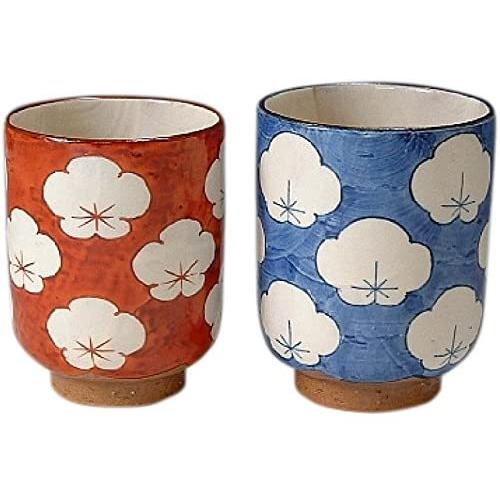 日本最大級 京焼 清水焼 陶あん窯 湯呑 組湯呑 青 赤小梅 トウア129 初回限定 Iq Toys Com