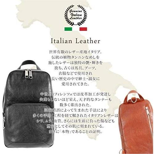 値頃 大容量 収納 両利き コンパクト イタリアンレザー 本革 ボディバッグ Italy Tea Dom 牛革 ブラック レディース メンズ レザー その他 Www Purepowder Com