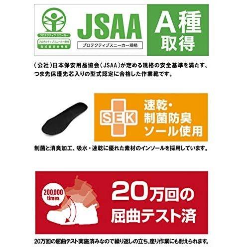 STP] ワークシューズ ベルクロタイプ [JSAA A種先芯入り] 安全靴 作業 
