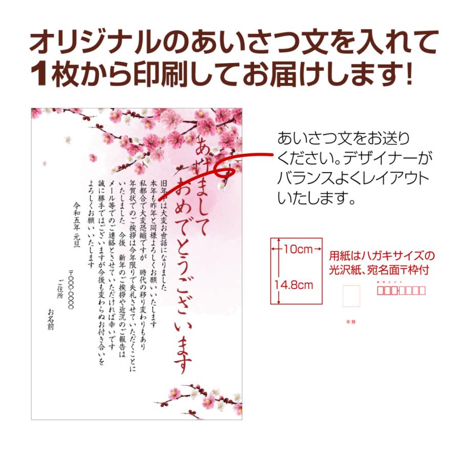 あなたのあいさつ文を入れて1枚から印刷ok デザインカード 終活年賀状 最後の年賀状 最後の挨拶 終い挨拶 年賀状じまい 年賀状辞退 差出人印刷有 Shukatu 03 写真deメッセージカードショップ 通販 Yahoo ショッピング