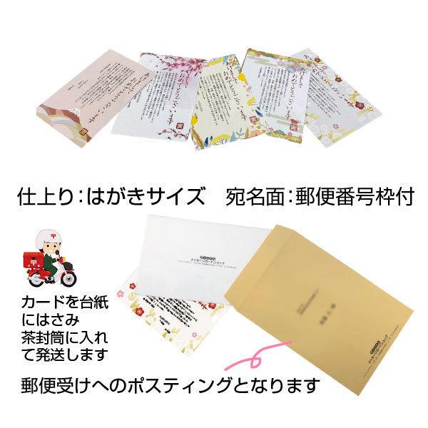 あなたのあいさつ文を入れて1枚から印刷OK！】デザインカード 終