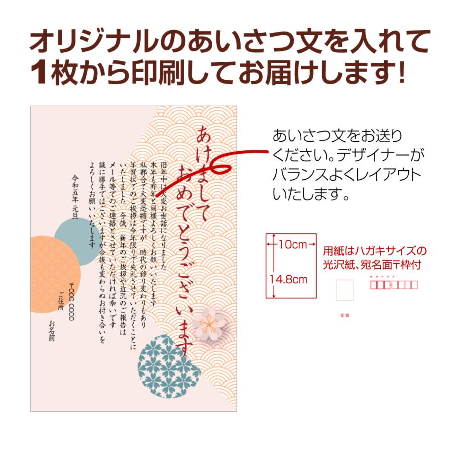 終活年賀状 あなたのあいさつ文を入れて1枚から印刷ok デザインカード 年賀はがき 最後の年賀状 最後の挨拶 終い挨拶 年賀状じまい 年賀状辞退 差出人印刷有 Shukatu 09 写真deメッセージカードショップ 通販 Yahoo ショッピング