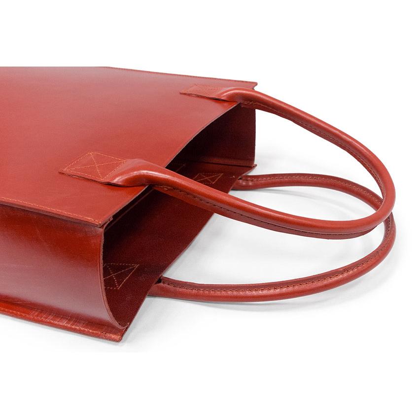正規品 GLENROYAL  グレンロイヤル ブライドルレザー 縦長トートバッグ LEATHER TOTE BAG ( M ) 01-3808（新品）の画像