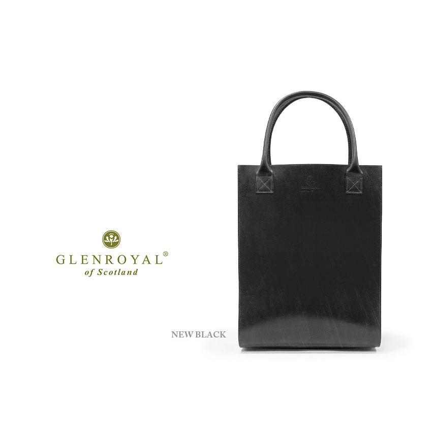 正規品 GLENROYAL  グレンロイヤル ブライドルレザー 縦長トートバッグ LEATHER TOTE BAG ( M ) 01-3808（新品）の画像