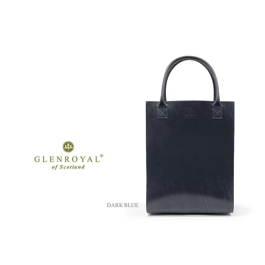 正規品 GLENROYAL  グレンロイヤル ブライドルレザー 縦長トートバッグ LEATHER TOTE BAG ( M ) 01-3808（新品）の画像