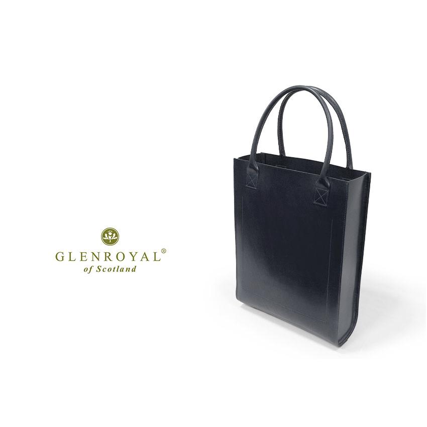 正規品 GLENROYAL  グレンロイヤル ブライドルレザー 縦長トートバッグ LEATHER TOTE BAG ( M ) 01-3808（新品）の画像