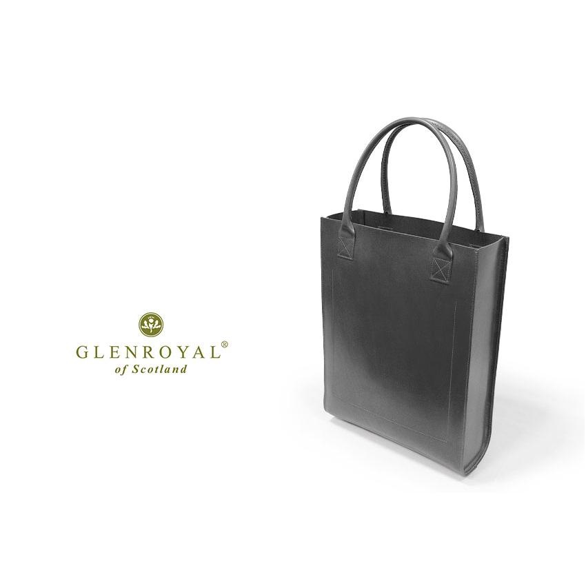 正規品 GLENROYAL  グレンロイヤル ブライドルレザー 縦長トートバッグ LEATHER TOTE BAG ( M ) 01-3808（新品）の画像