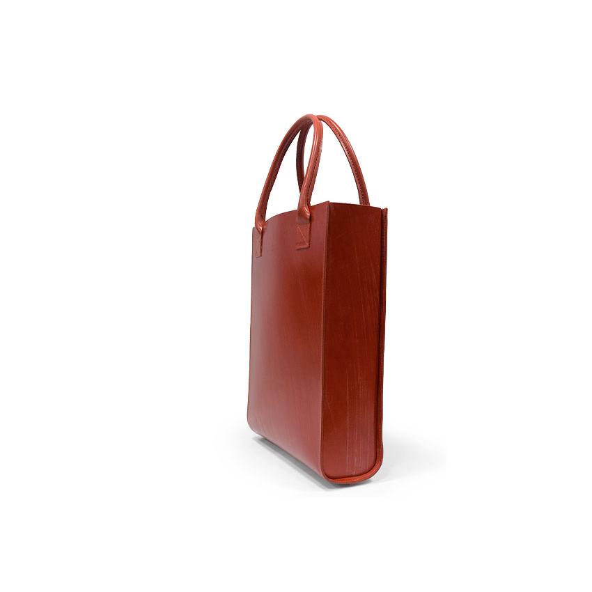 正規品 GLENROYAL  グレンロイヤル ブライドルレザー 縦長トートバッグ LEATHER TOTE BAG ( M ) 01-3808（新品）の画像