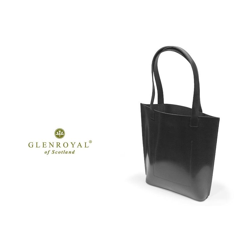 正規品 GLENROYAL  グレンロイヤル トートバッグ 01-5823 ブライドルレザー 薄マチトートバッグ 縦型（新品）英国製の画像